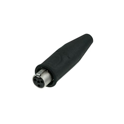 7613187014789 REAN TINY XLR 4 pin female cable connector black/gold